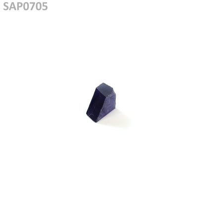 Medium Blue Czochralski Pulled Sapphire - Grade A - Faceting Rough