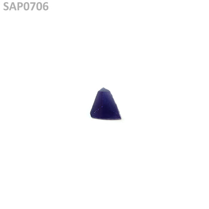Medium Blue Czochralski Pulled Sapphire - Grade A - Faceting Rough