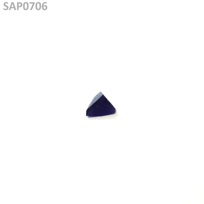 Medium Blue Czochralski Pulled Sapphire - Grade A - Faceting Rough