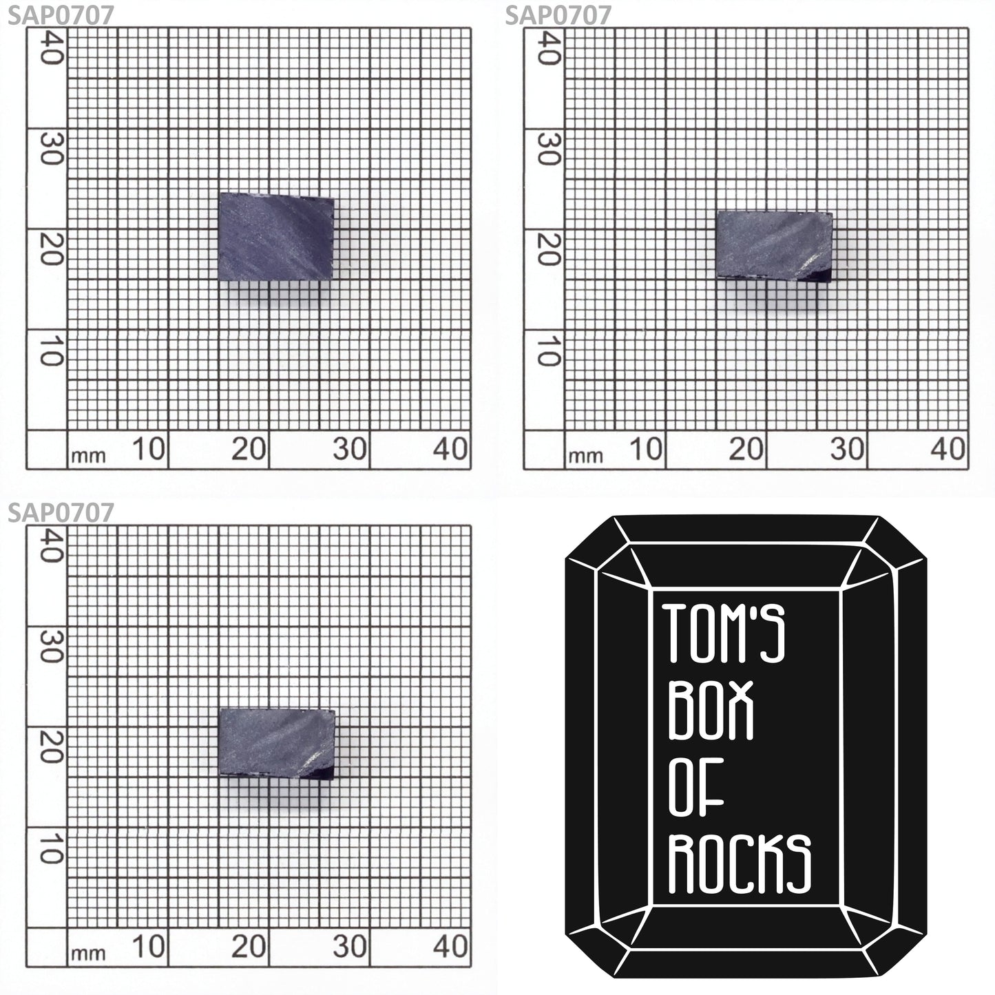 Medium Blue Czochralski Pulled Sapphire - Grade A - Faceting Rough
