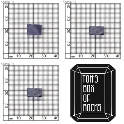 Medium Blue Czochralski Pulled Sapphire - Grade A - Faceting Rough