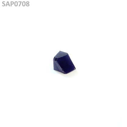 Medium Blue Czochralski Pulled Sapphire - Grade A - Faceting Rough