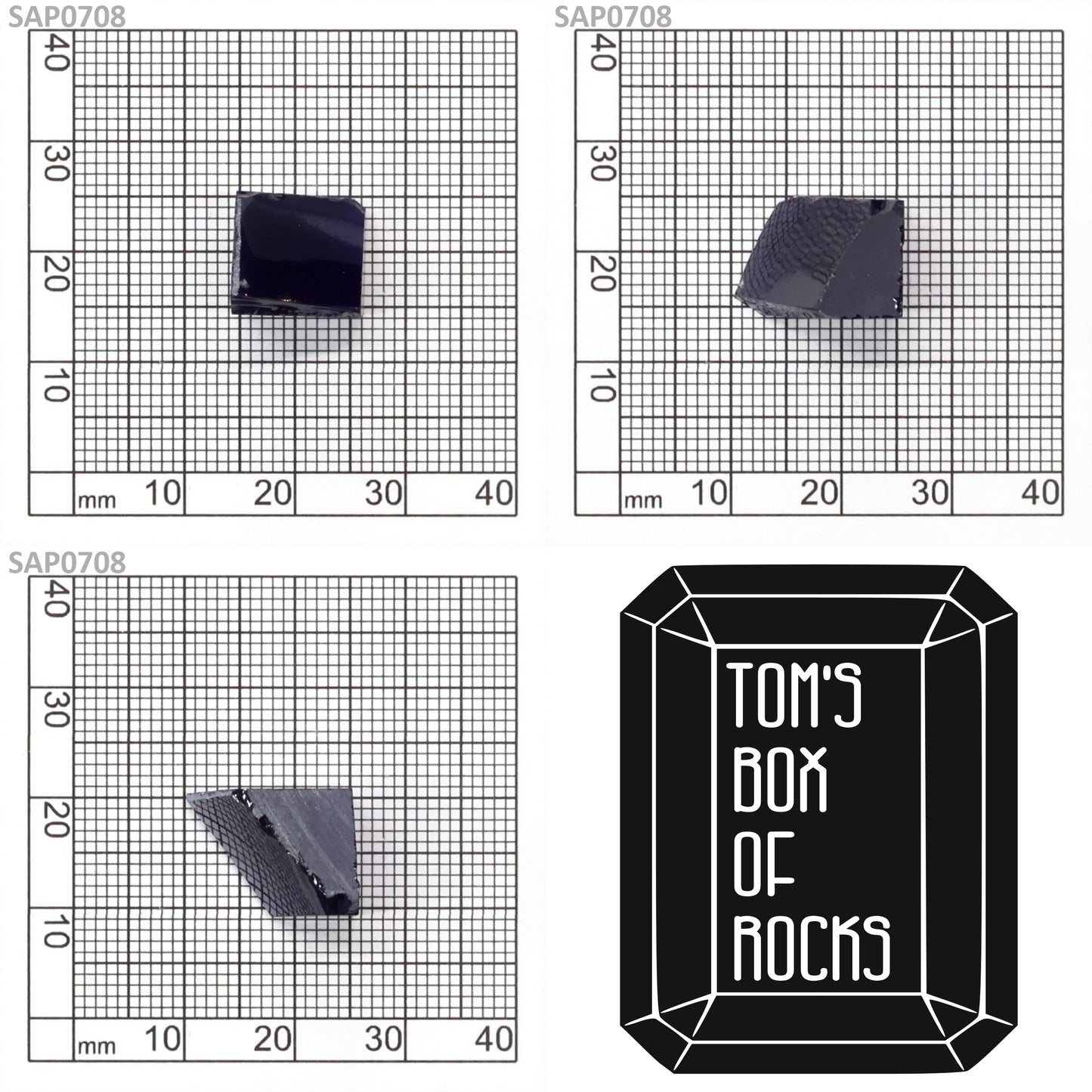 Medium Blue Czochralski Pulled Sapphire - Grade A - Faceting Rough