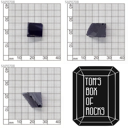 Medium Blue Czochralski Pulled Sapphire - Grade A - Faceting Rough