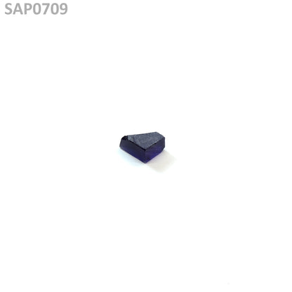 Medium Blue Czochralski Pulled Sapphire - Grade A - Faceting Rough