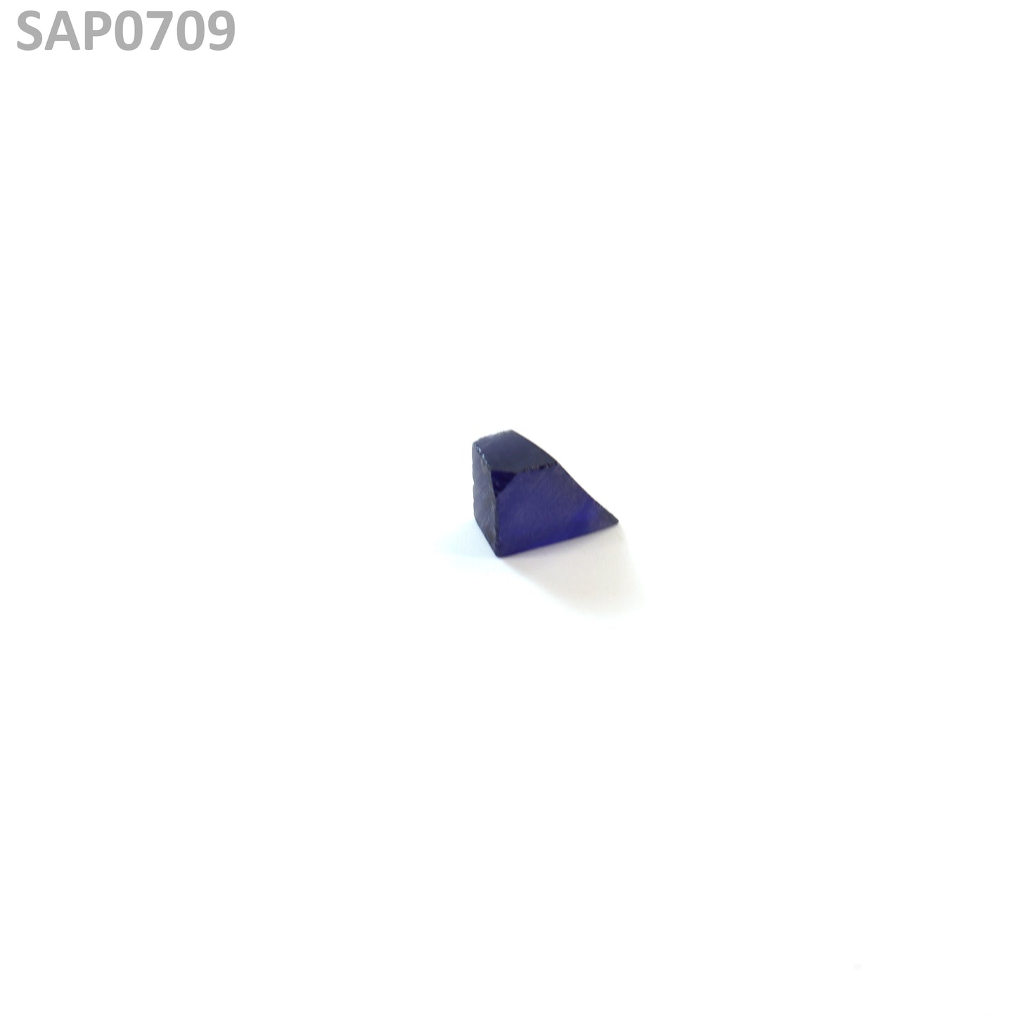 Medium Blue Czochralski Pulled Sapphire - Grade A - Faceting Rough