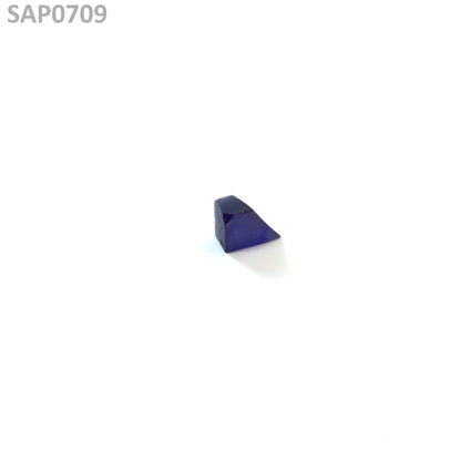 Medium Blue Czochralski Pulled Sapphire - Grade A - Faceting Rough
