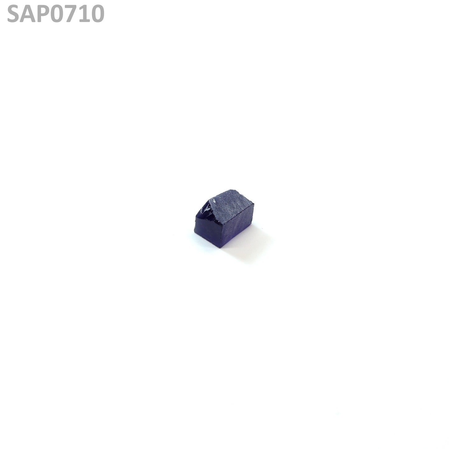 Medium Blue Czochralski Pulled Sapphire - Grade A - Faceting Rough
