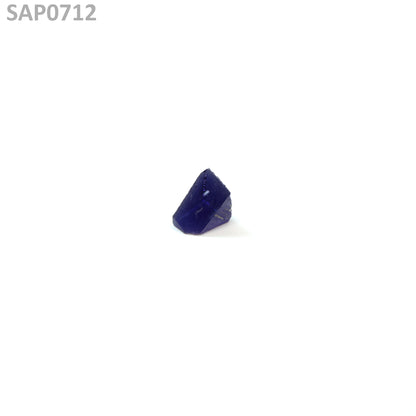 Medium Blue Czochralski Pulled Sapphire - Grade A - Faceting Rough
