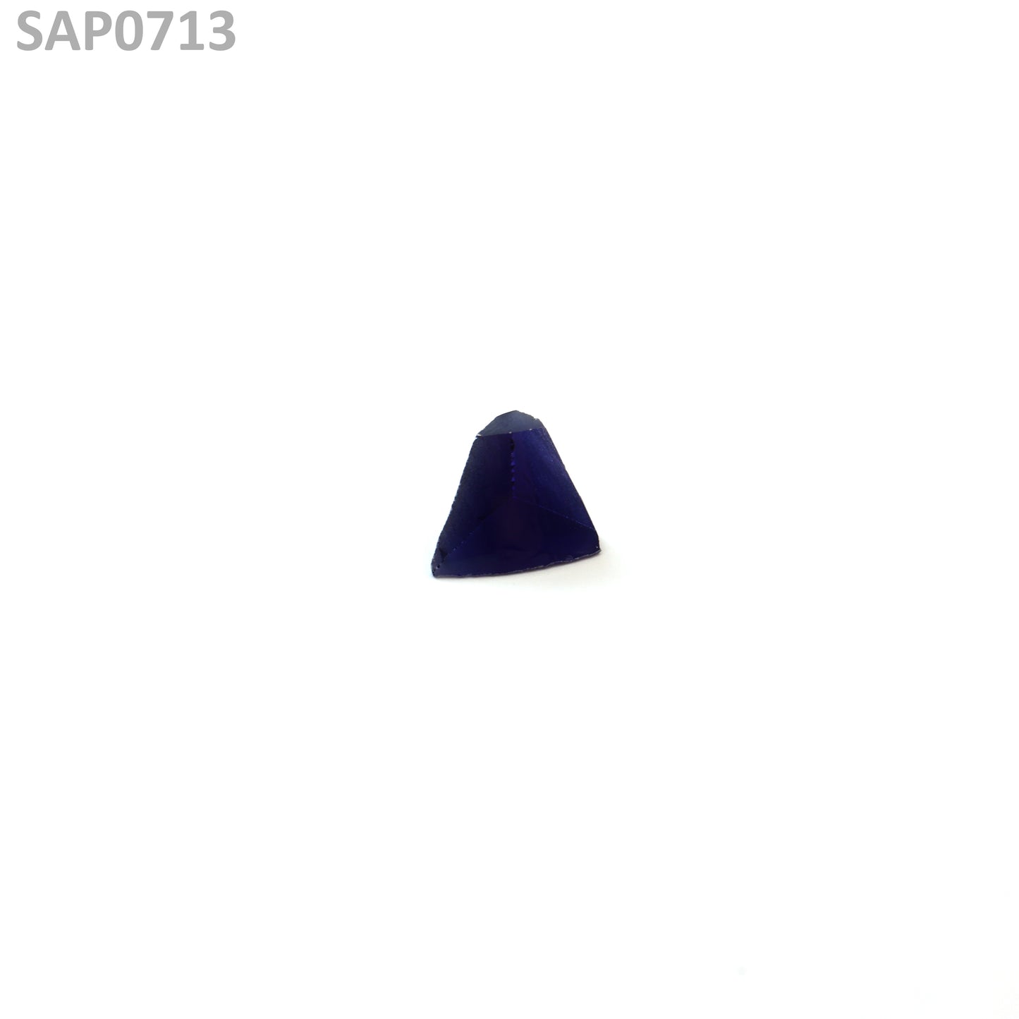 Medium Blue Czochralski Pulled Sapphire - Grade A - Faceting Rough