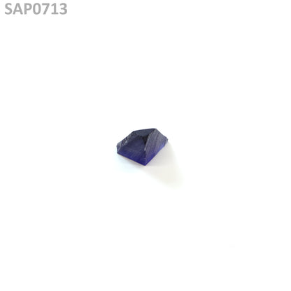 Medium Blue Czochralski Pulled Sapphire - Grade A - Faceting Rough