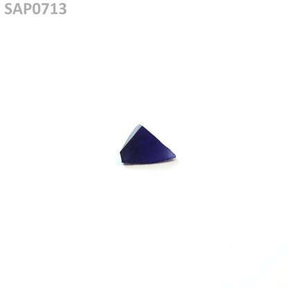 Medium Blue Czochralski Pulled Sapphire - Grade A - Faceting Rough