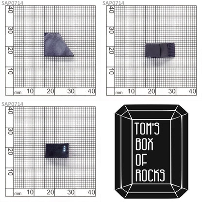 Medium Blue Czochralski Pulled Sapphire - Grade A - Faceting Rough