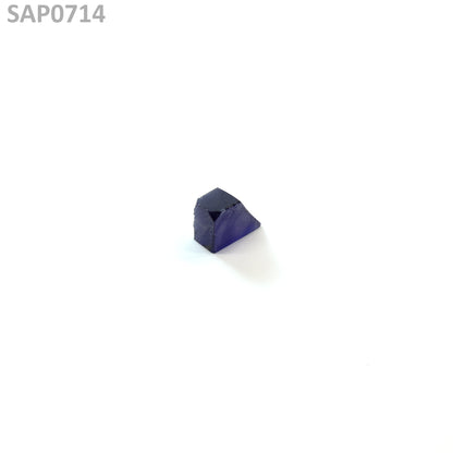 Medium Blue Czochralski Pulled Sapphire - Grade A - Faceting Rough