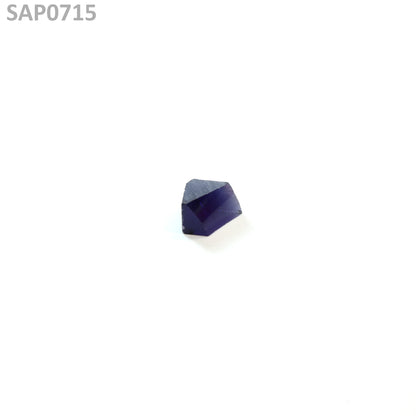 Medium Blue Czochralski Pulled Sapphire - Grade A - Faceting Rough