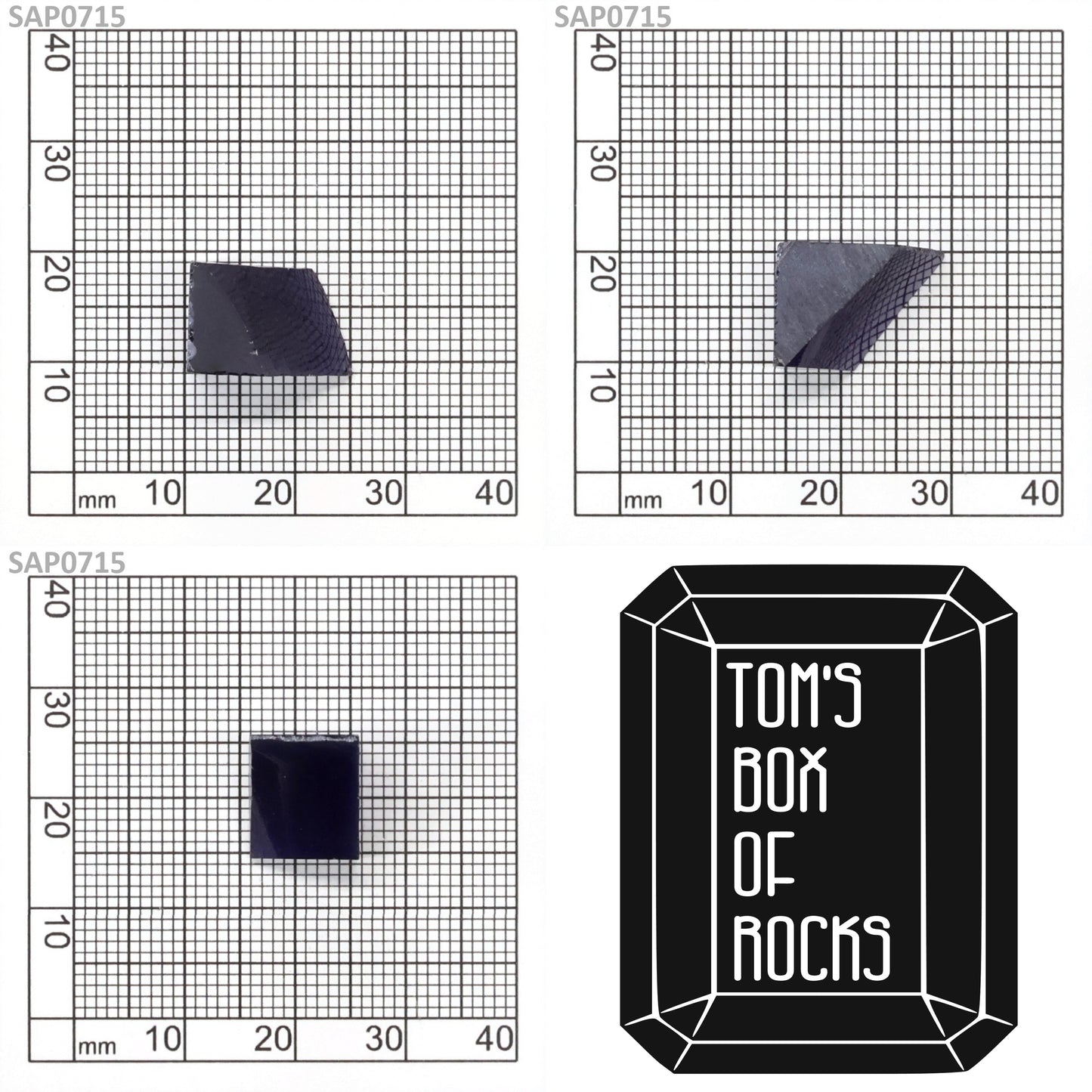 Medium Blue Czochralski Pulled Sapphire - Grade A - Faceting Rough