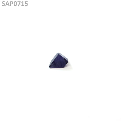 Medium Blue Czochralski Pulled Sapphire - Grade A - Faceting Rough