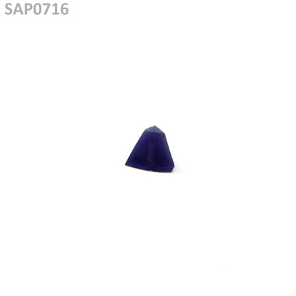 Medium Blue Czochralski Pulled Sapphire - Grade A - Faceting Rough