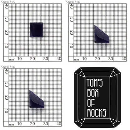 Medium Blue Czochralski Pulled Sapphire - Grade A - Faceting Rough