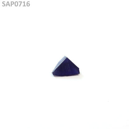 Medium Blue Czochralski Pulled Sapphire - Grade A - Faceting Rough