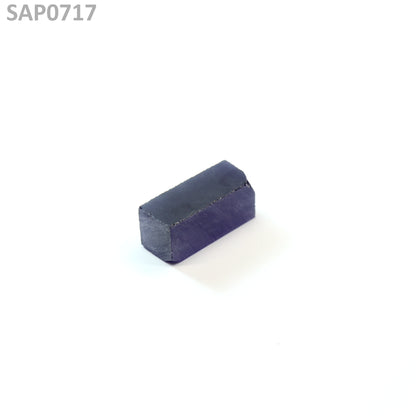 Medium Blue Czochralski Pulled Sapphire - Grade A - Faceting Rough