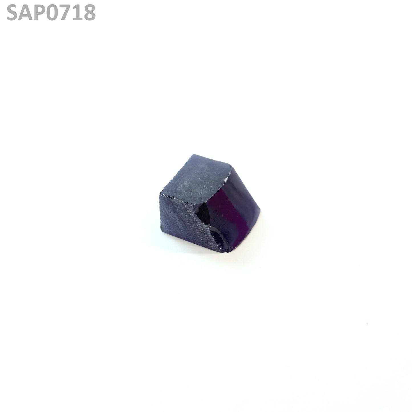 Medium Blue Czochralski Pulled Sapphire - Grade A - Faceting Rough