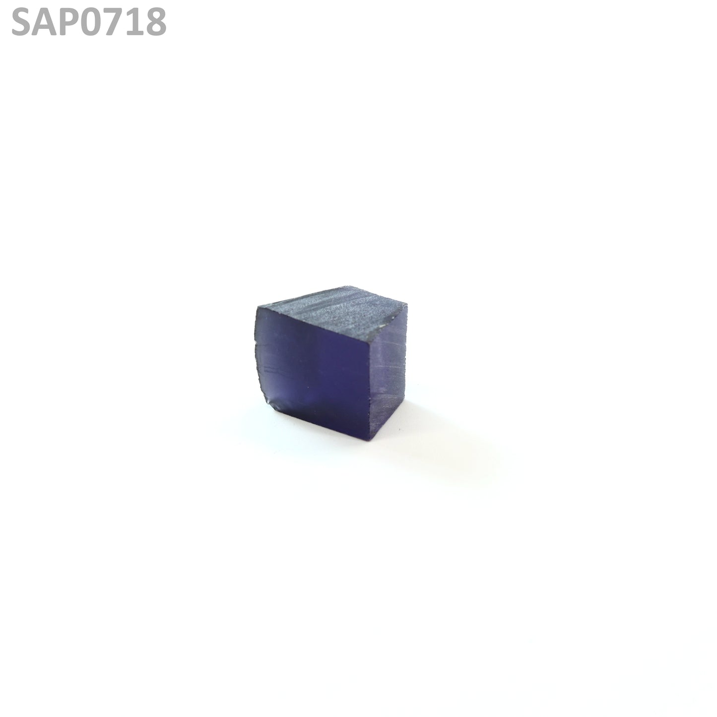 Medium Blue Czochralski Pulled Sapphire - Grade A - Faceting Rough