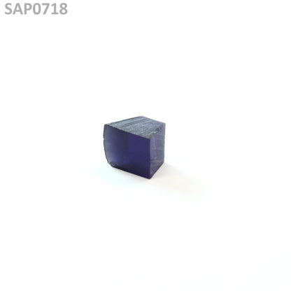Medium Blue Czochralski Pulled Sapphire - Grade A - Faceting Rough