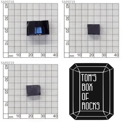 Medium Blue Czochralski Pulled Sapphire - Grade A - Faceting Rough