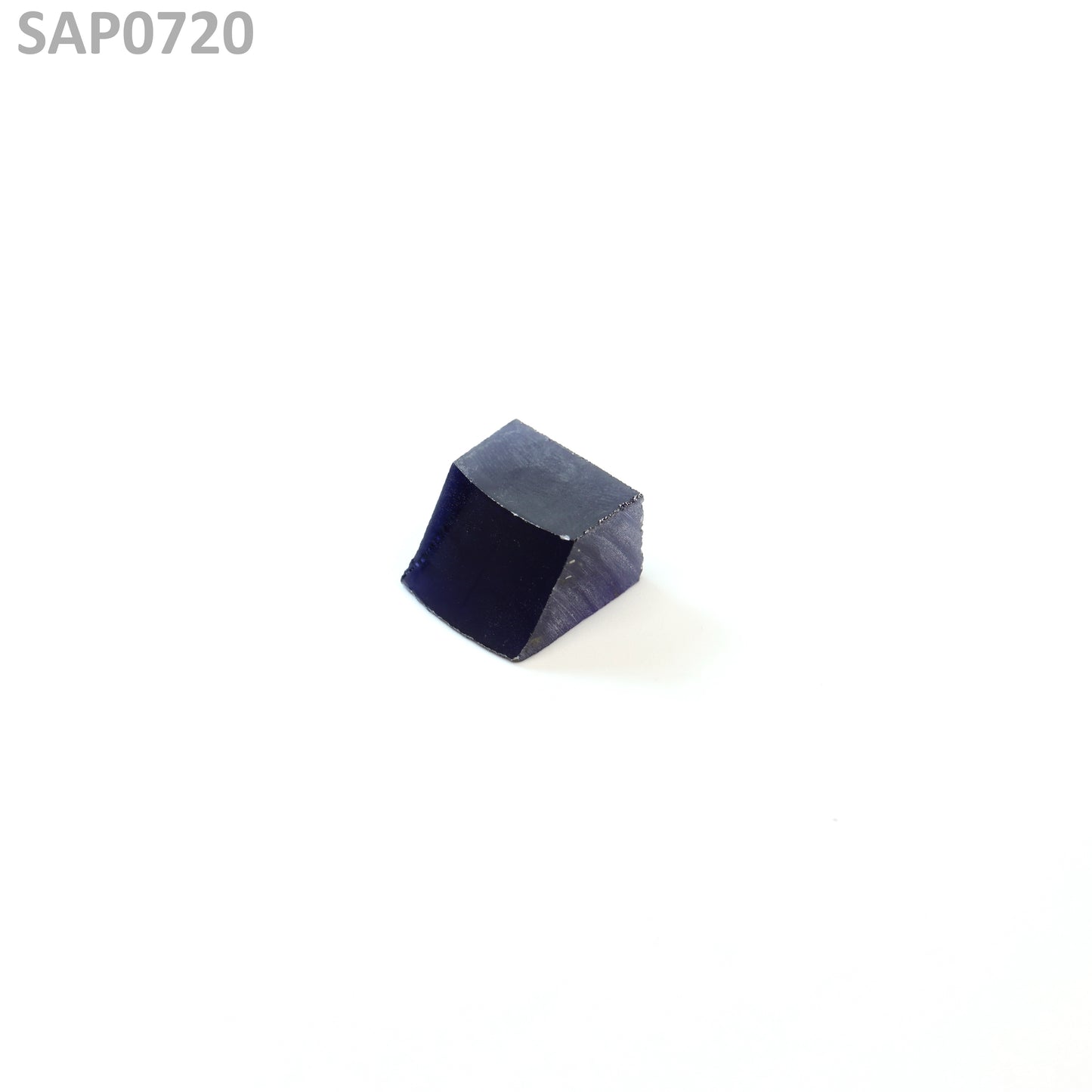 Medium Blue Czochralski Pulled Sapphire - Grade A - Faceting Rough