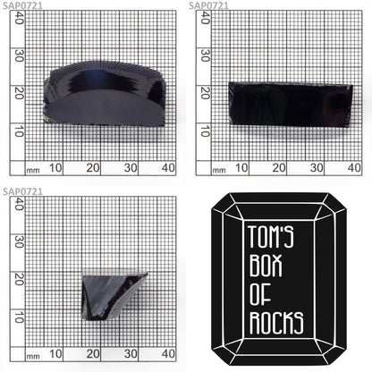 Medium Blue Czochralski Pulled Sapphire - Grade A - Faceting Rough