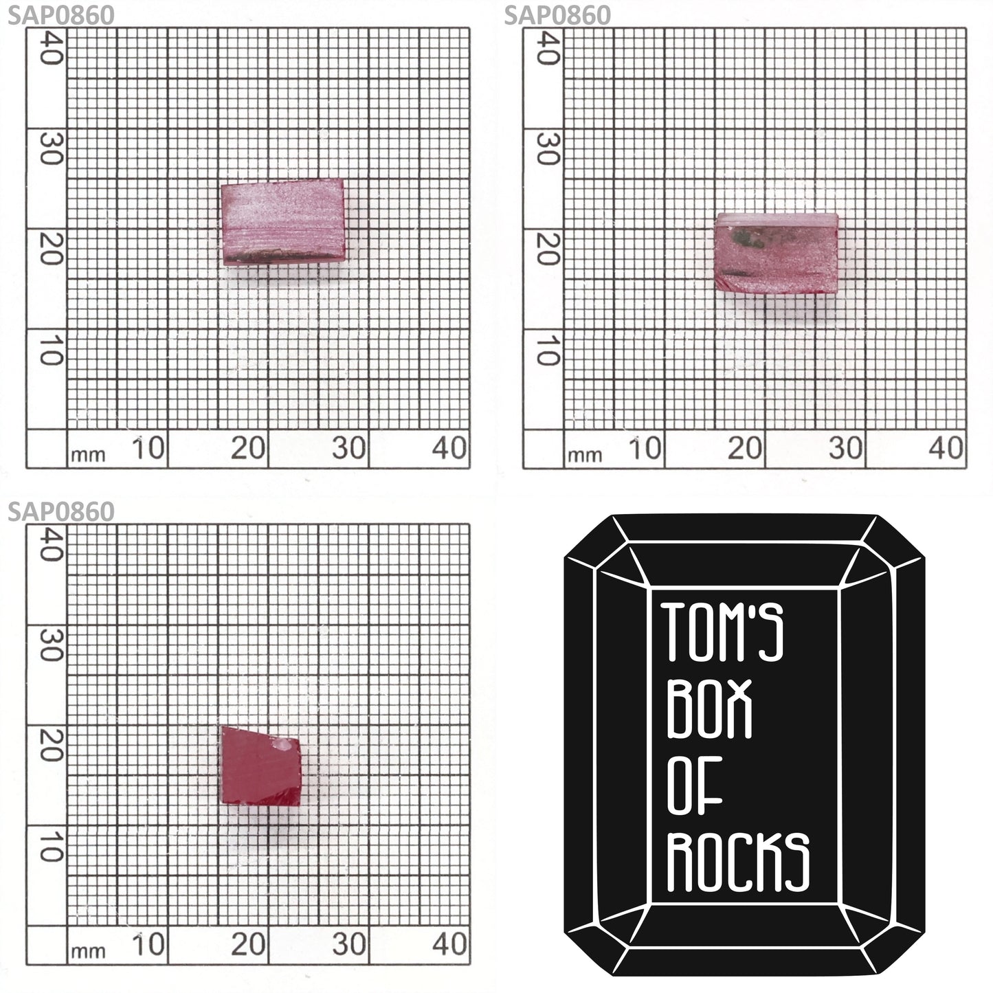 Pink #3 Sapphire : SAP0860