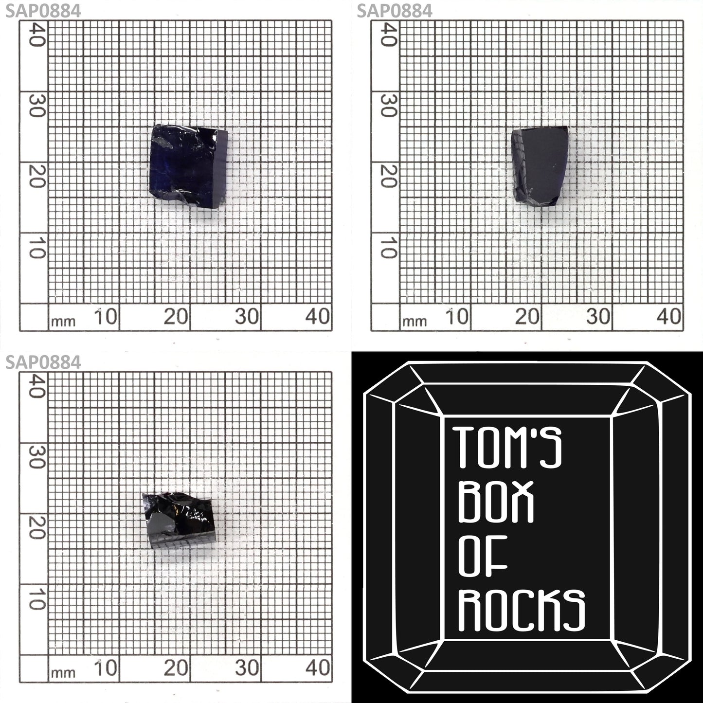 Dark Blue Sapphire : SAP0884