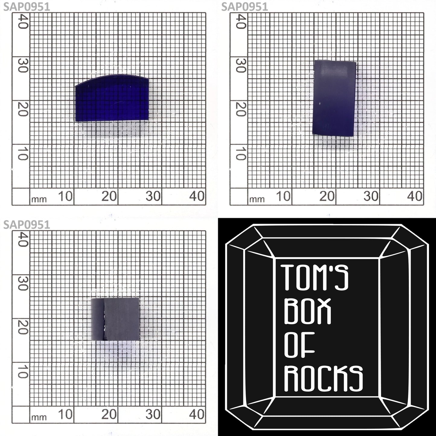 Medium Blue Sapphire : SAP0951