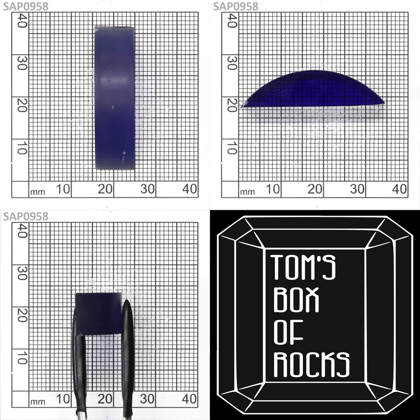Medium Blue Sapphire : SAP0958