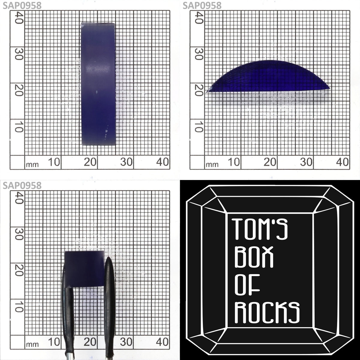 Medium Blue Sapphire : SAP0958