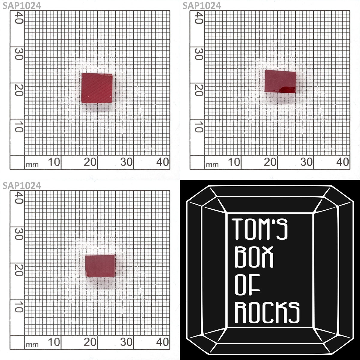 Ruby Red Sapphire : SAP1024