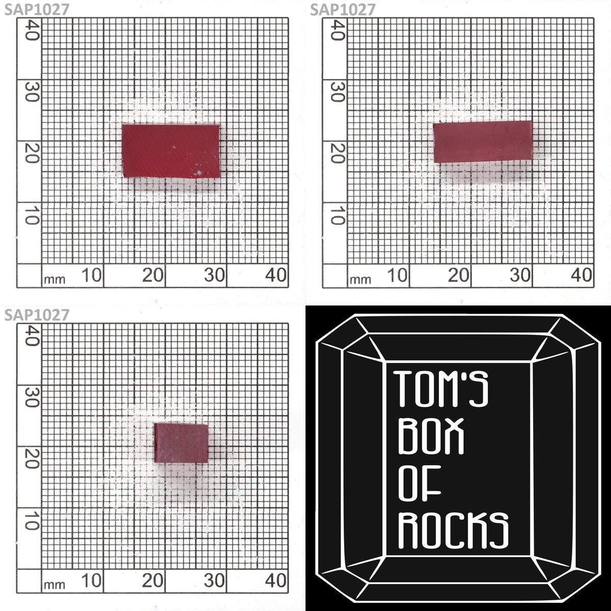 Ruby Red Sapphire : SAP1027