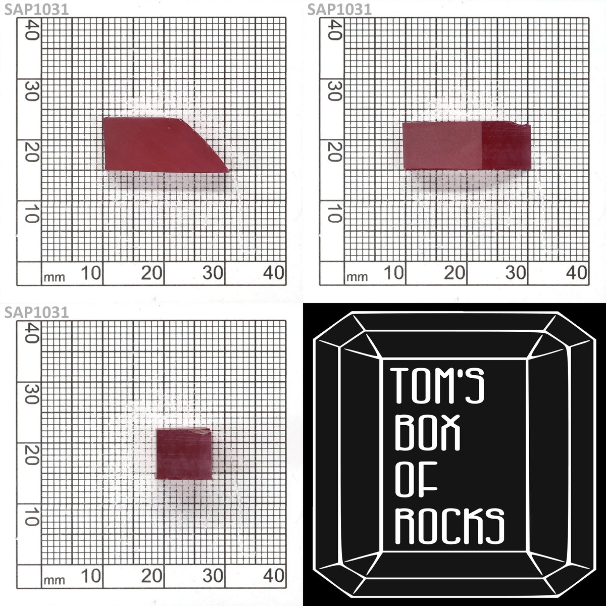 Ruby Red Sapphire : SAP1031