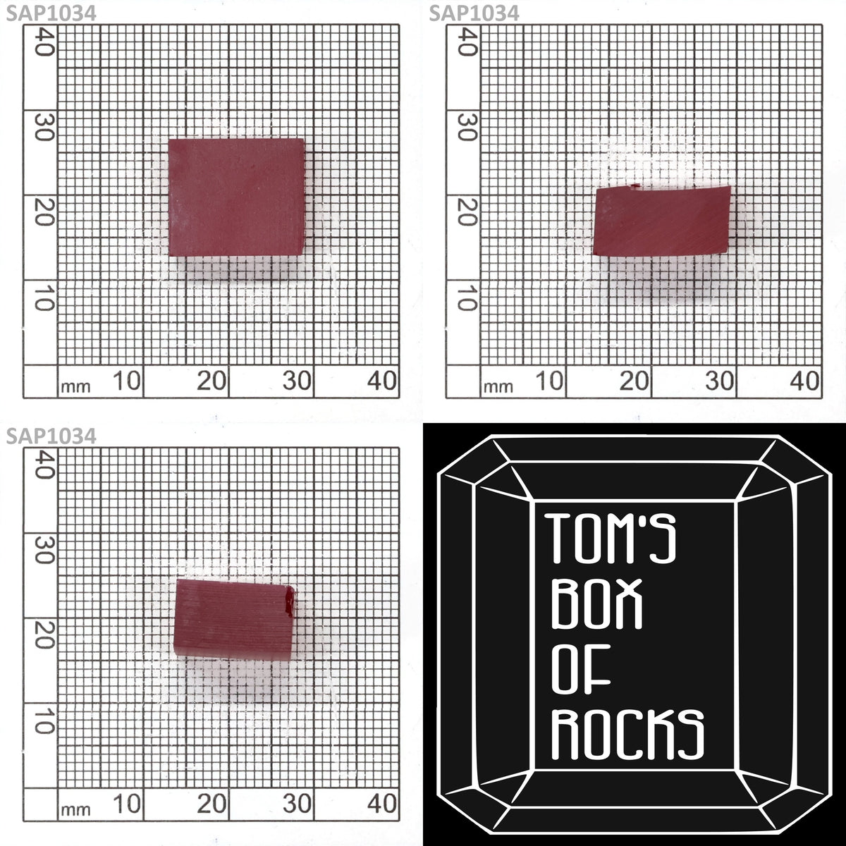 Ruby Red Sapphire : SAP1034
