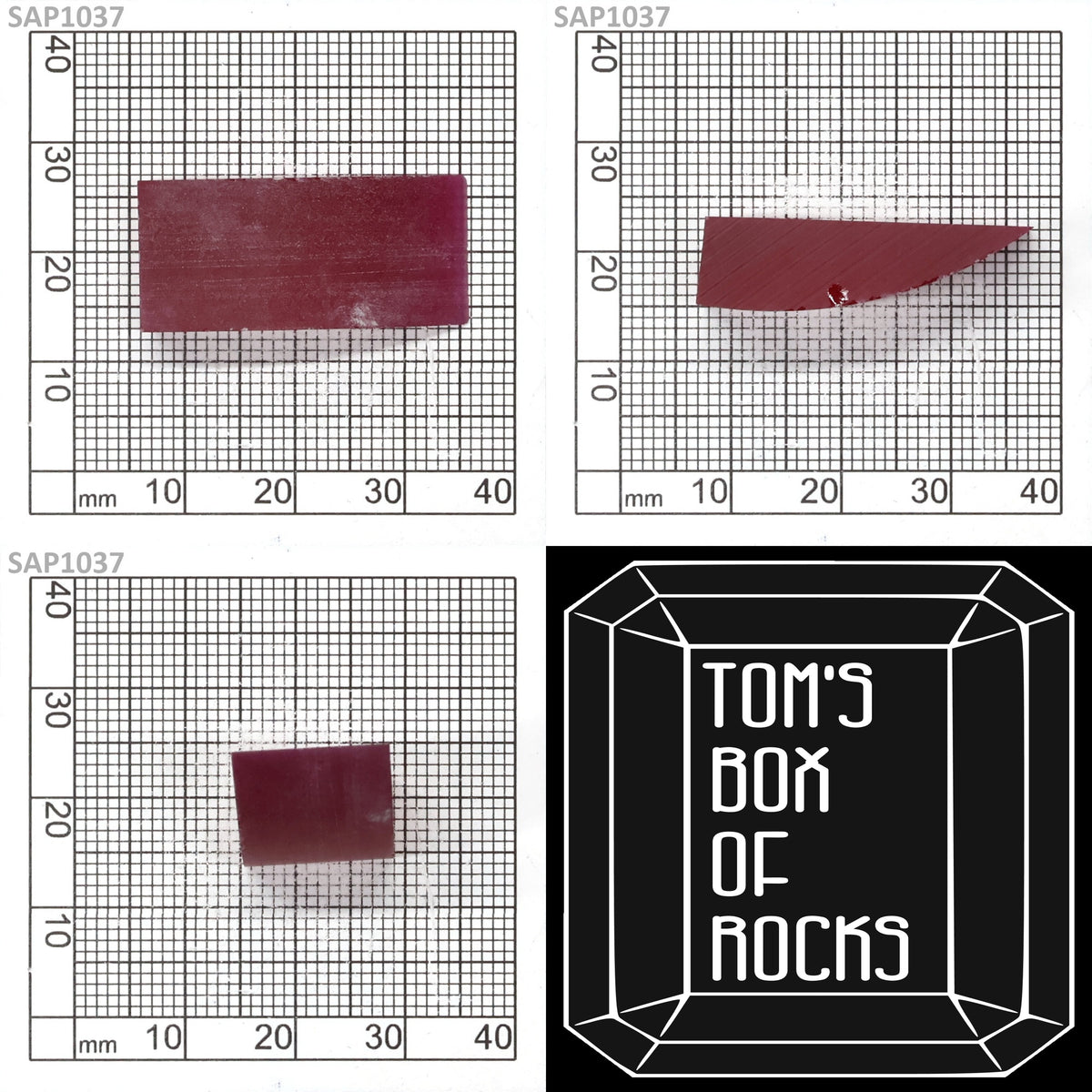 Ruby Red Sapphire : SAP1037