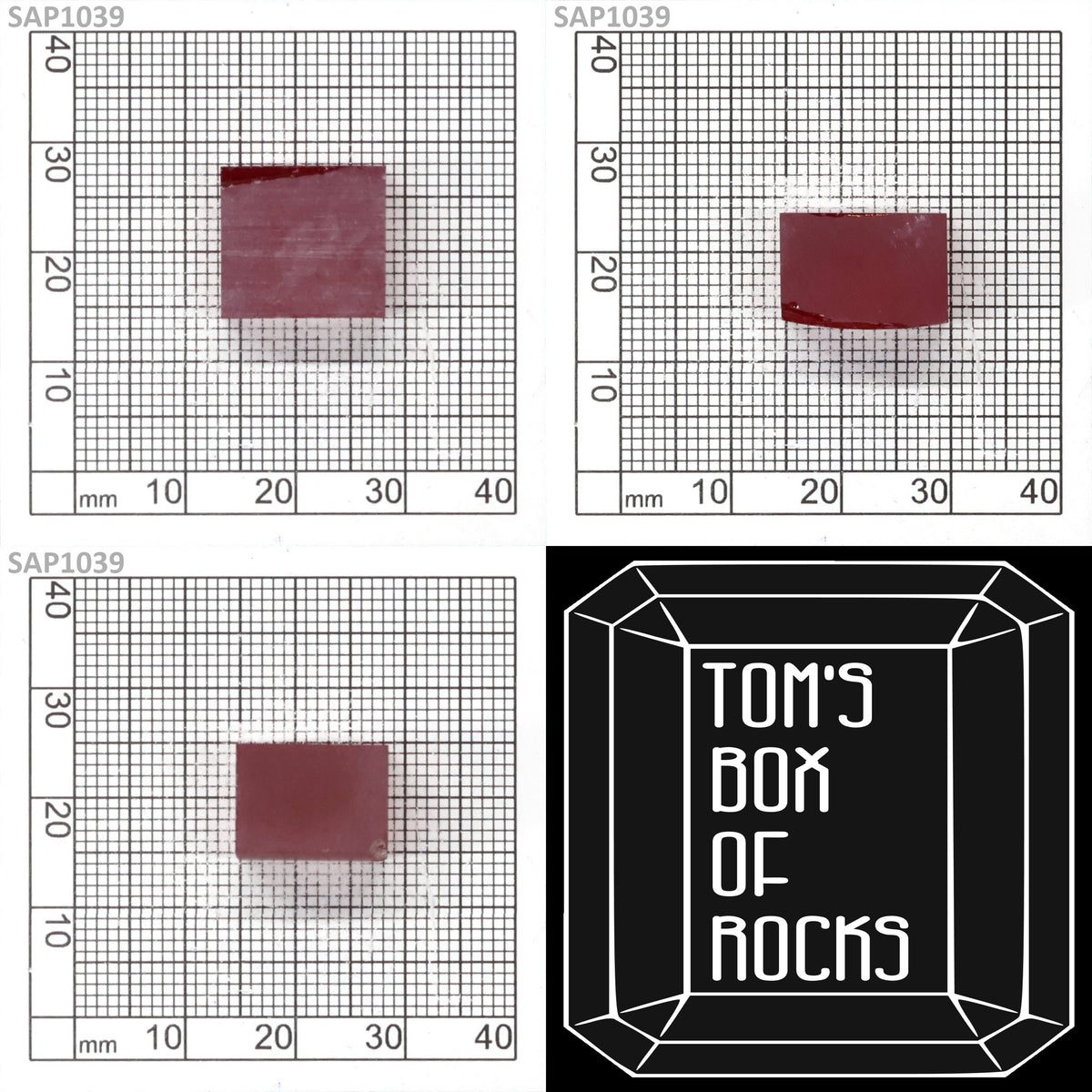 Ruby Red Sapphire : SAP1039
