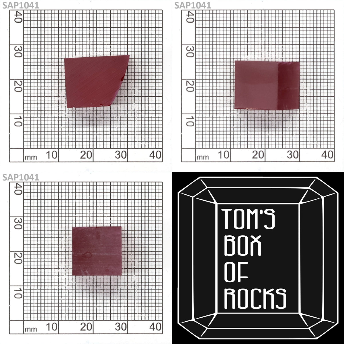 Ruby Red Sapphire : SAP1041