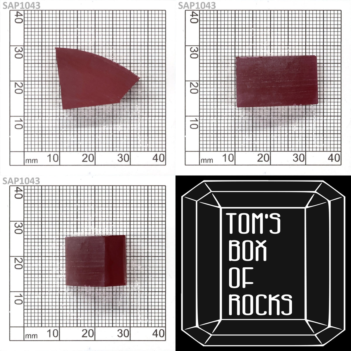 Ruby Red Sapphire : SAP1043