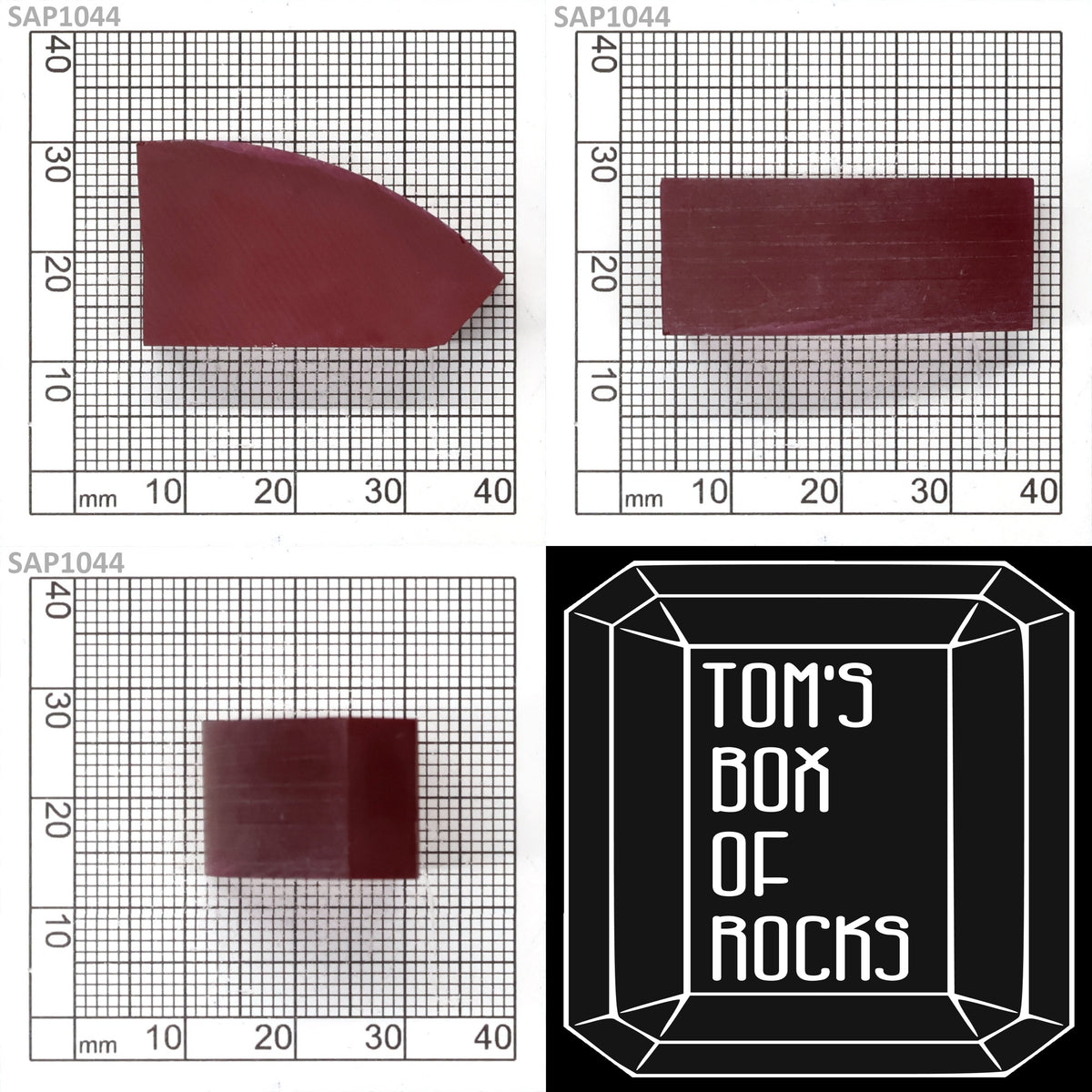 Ruby Red Sapphire : SAP1044