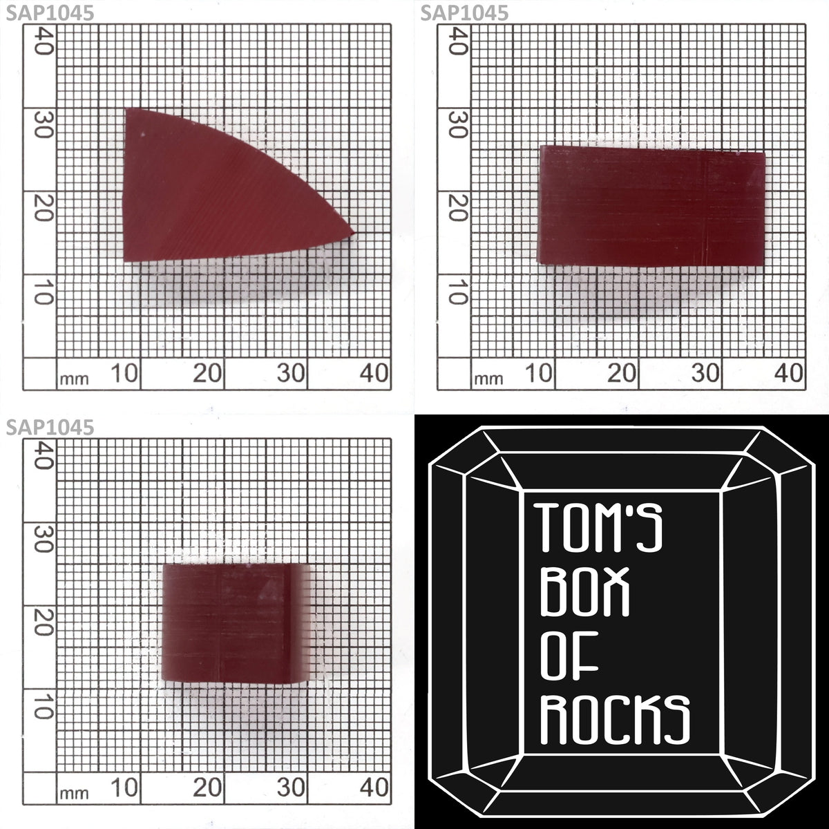 Ruby Red Sapphire : SAP1045