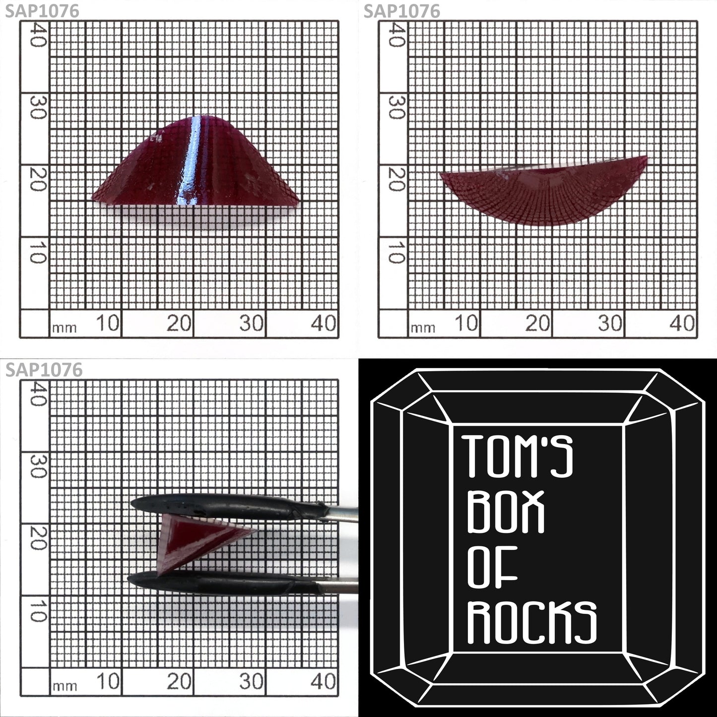 Pigeon Blood Red Sapphire : SAP1076