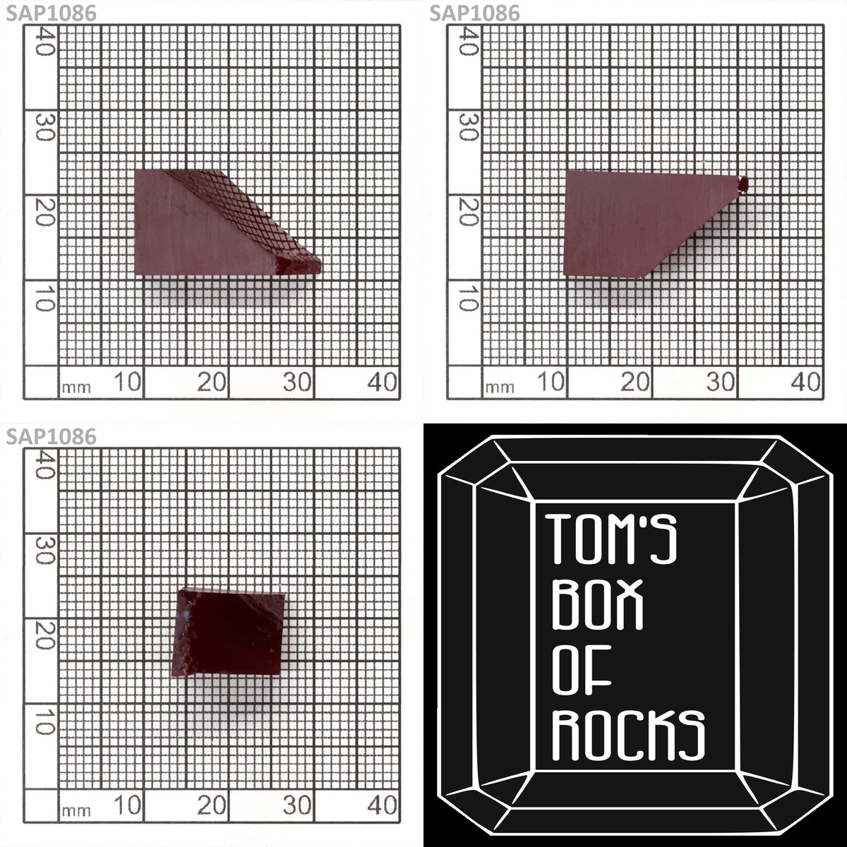 Pigeon Blood Red Sapphire : SAP1086