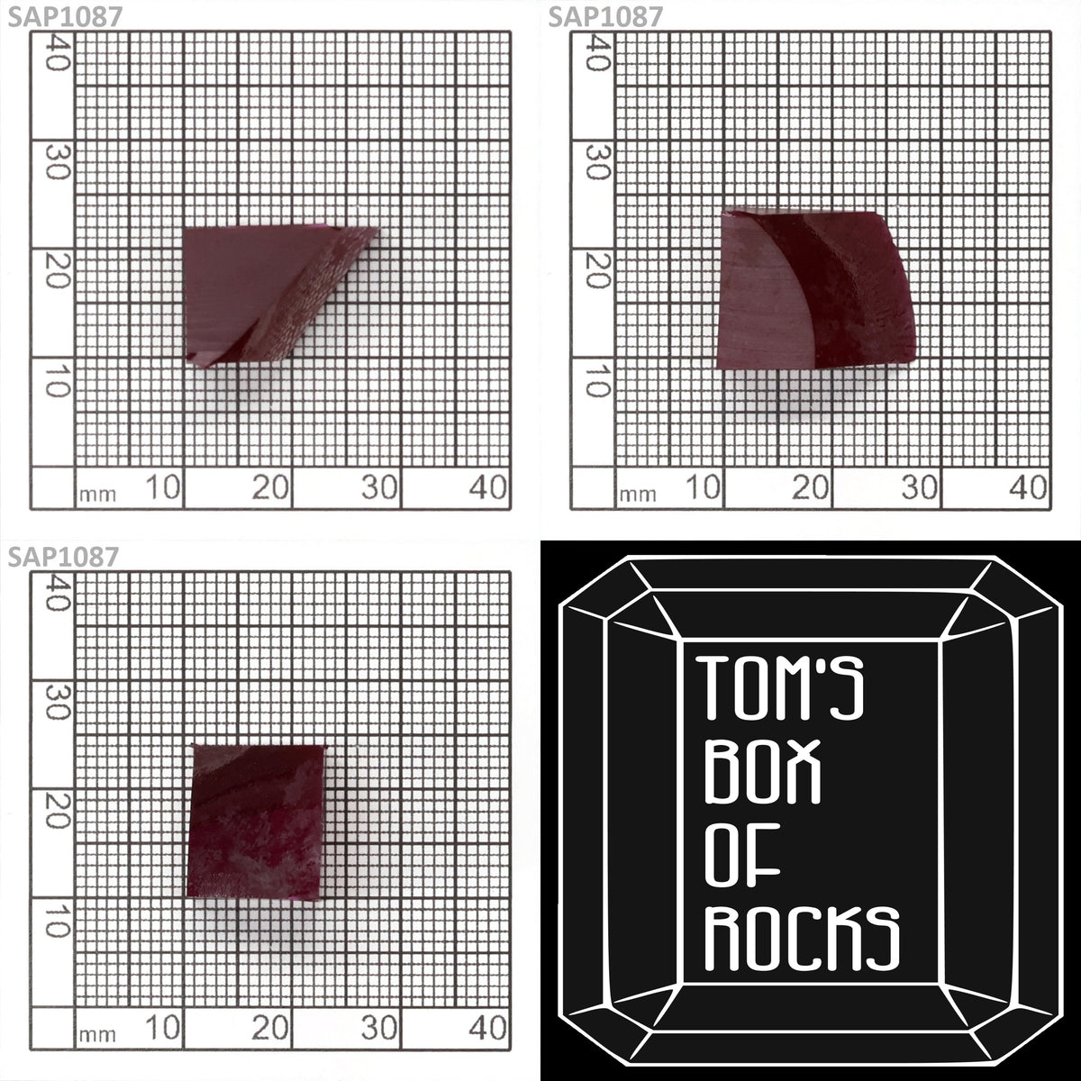 Pigeon Blood Red Sapphire : SAP1087
