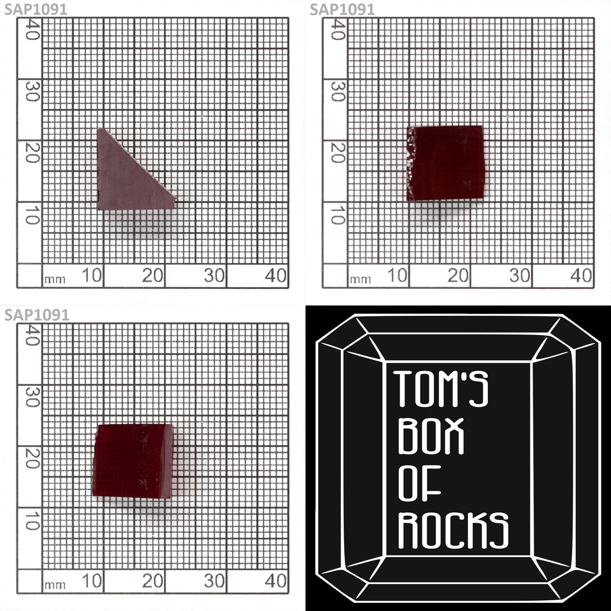 Pigeon Blood Red Sapphire : SAP1091